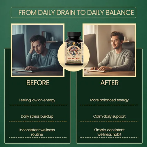 Vista 7 de Calm Energy Supplement for Busy Professionals – Stress Relief & Focus Support No Jitters No Crash Natural Formula for Work Productivity 60