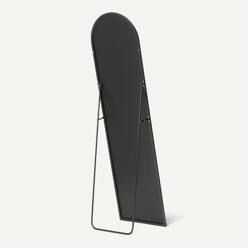 Vista 4 de Amazon Basics Espejo de suelo de longitud completa, 59 x 16 x 0.55 pulgadas, negro