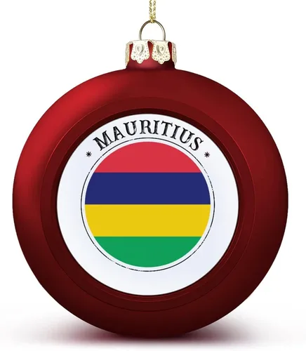 Vista 9 de Adorno de bola de Navidad de Marruecos, bandera de Marruecos, bandera de las naciones, adornos colgantes, recuerdo, regalo para árbol de Navidad