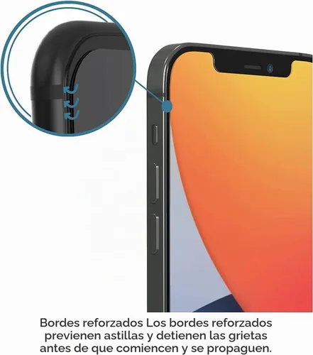 Vista 3 de ZAGG InvisibleShield Glass Elite+ Plus - Protector de pantalla para iPhone 12, iPhone 12 Pro, iPhone 11 y iPhone XR, vidrio templado más fuerte