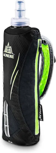 Vista 21 de TRIWONDER Botellas de agua plegables de poliuretano termoplástico sin BPA, frasco plegable para mochila de hidratación - Ideal para correr