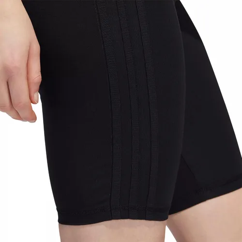 Vista 4 de adidas Pantalones cortos de ciclismo de 3 rayas Sportswear Essentials para mujer