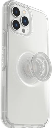 Vista 4 de OtterBox Otter + POP Symmetry Series - Funda transparente para iPhone 13 Pro Max, polvo de estrellas (transparente/brillante)