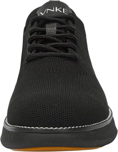 Vista 3 de Zapatos de vestir de malla para hombre, zapatos casuales de negocios, con cordones, zapatos Oxford ligeros, transpirables, cómodos, suela gruesa