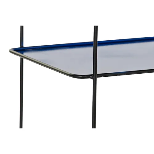 Vista 3 de Juego de muebles DKD Home Decor Azul Negro 70 x 27 x 45 cm 40 x 27 x 45 cm 80 x 27 x 65 cm 80 x 27,5 x 65 cm