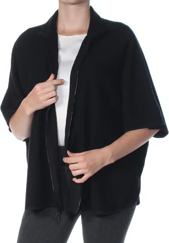 Vista 2 de Anne Klein Capa delantera con cremallera de lana hervida para mujer