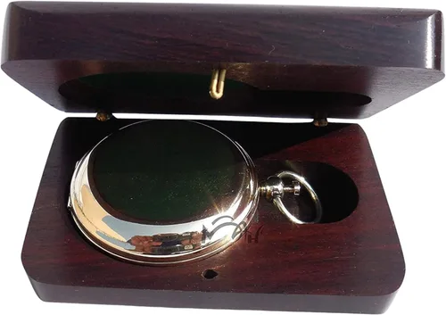Vista 5 de Navegación de mochilero Hecho a mano Latón Personalizar Brújula para el mejor hombre, mejorarse, senderismo, camping, caza, trekking, vela