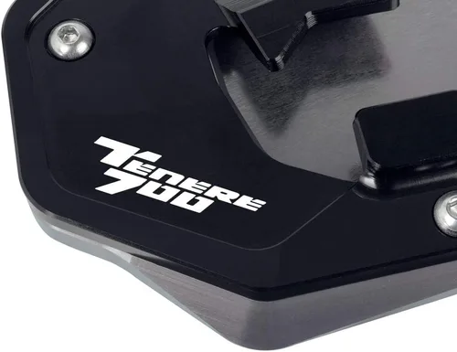 Vista 2 de Soporte lateral de motocicleta compatible con Tenere 700 XTZ 700 T7 2019-2023 Negro XTZ690 Tenere 2019-2021 Tenere 700 Rally 2020-2023 Tenere 700