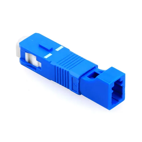 Vista 6 de FTTH Herramienta de equipo óptico LC hembra a SC macho brida híbrida monomodo 9/125 SM conector adaptador de fibra óptica para comunicación digital