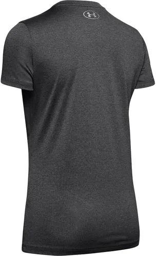 Vista 4 de Under Armour - Camiseta UA Tech de manga corta y cuello en V para mujer, unicolor