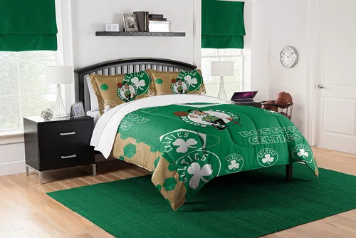 Vista 28 de Northwest NBA Unisex-Adult Comforter and Sham Set Golpe inverso