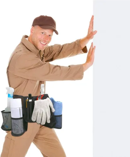 Vista 6 de Bolsa de herramientas, cinturón de bolsa de herramientas de cintura, funda para botella, delantal de herramientas de trabajo resistente