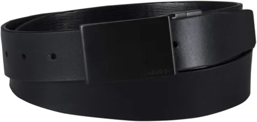 Vista 3 de Calvin Klein Cinturón de vestir con hebilla de placa moderna reversible dos en uno para hombre