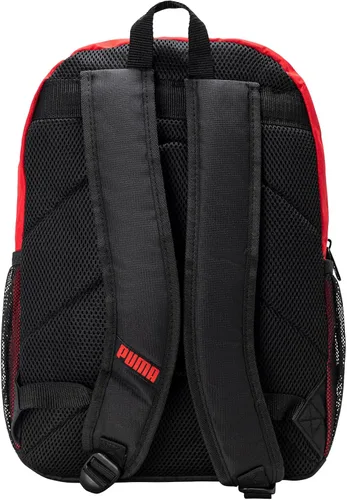 Vista 3 de PUMA Meridian mochila para niños, Meridian Mochila, NegroRojo