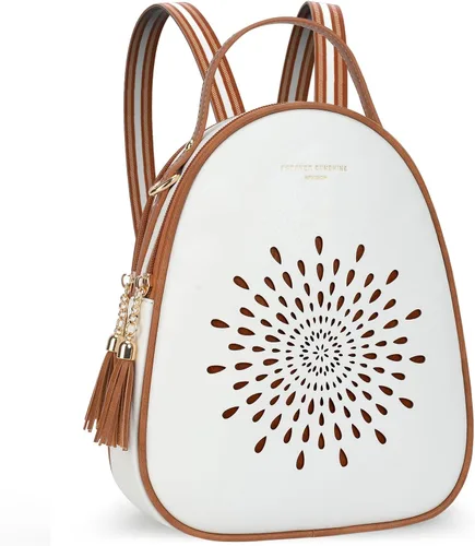 Vista 13 de T1953 Mochila para mujer, de piel sintética, para regalo para niñas y mujeres