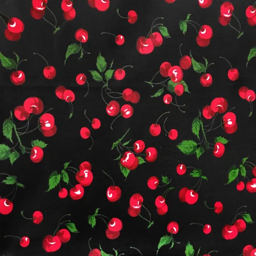 Vista 2 de Zen Creative Designs The Yard - Tela estampada de la colección de frutas de polialgodón, 58 pulgadas de ancho, tela con estampado de frutas Manzanas