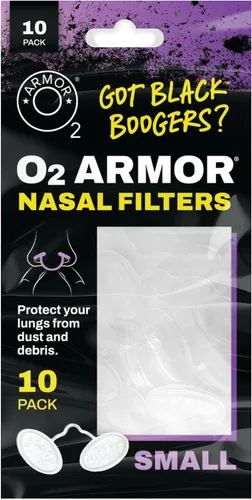 Vista 18 de O2 Armor Filtros de nariz para soldadores y alergias - Filtro de nariz para polvo - Filtros nasales para soldadura - Máscara de polvo de nariz
