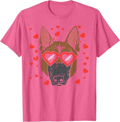 Vista 31 de Camiseta de regalo para perro con cara de pastor alemán, Negro, S