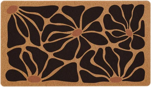 Vista 11 de Tapete bohemio retro floral de bienvenida para exteriores, bonito tapete antideslizante para entrada exterior, decoración del hogar
