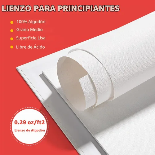 Vista 4 de Simetufy 72 tableros de lona pequeños de 5 x 7 pulgadas para pintura