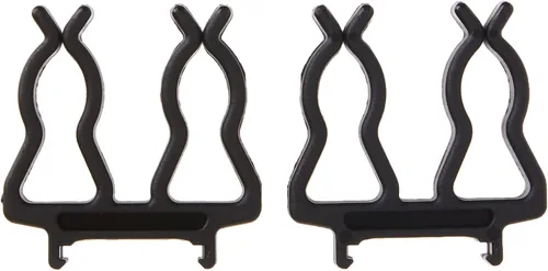 Vista 4 de Ernst Manufacturing 8354-Black-1/4 agarradera de extensión y soporte frontal dentado de 1/4 pulgada