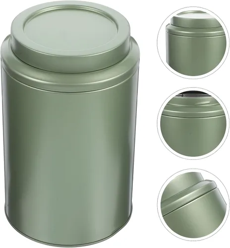 Vista 8 de Tea Tin Canister with Airtight Lid for Travel and Home Storage