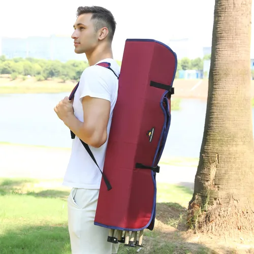 Vista 9 de Silla de playa con toldo – Silla plegable al aire libre con toldo de protección solar completa – Ideal para camping, césped, deportes, picnic
