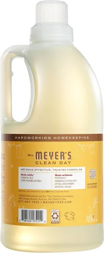 Vista 2 de MRS. MEYER'S Clean Day - Detergente líquido para ropa de bebé, infundido con aceites esenciales, flor de bebé, 64 onzas (64 cargas)