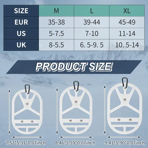 Vista 3 de Funda para zapatos para llevar zapatos en la bolsa, soporte para zapatos Doormoon para mochila, 2 pares de clips de zapatos para tacos de fútbol