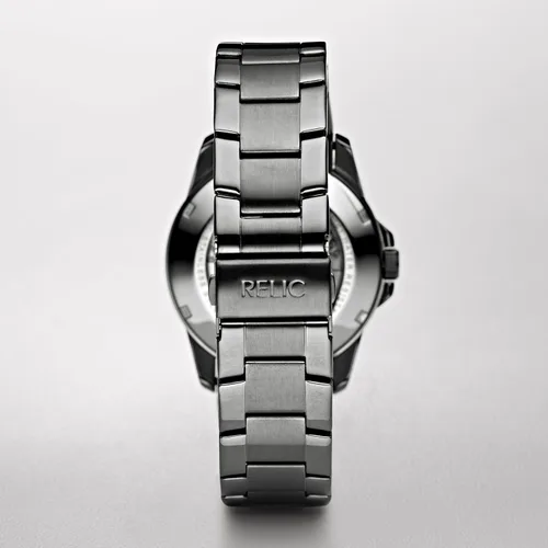 Vista 3 de Relic by Fossil Reloj de vestir automático de acero inoxidable Damon para hombre