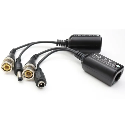 Vista 4 de PV/PVD/PVA - Cable de audio de vídeo de alimentación pasiva BALUN Twisted Pair UTP con conector de alimentación HD Balun para cámaras 720P / 1080P