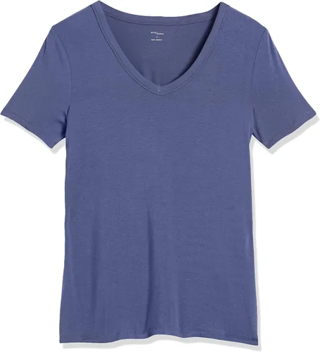 Vista 6 de Tienda Essentials Camiseta de manga corta con cuello en V para mujer (anteriormente Daily Ritual)