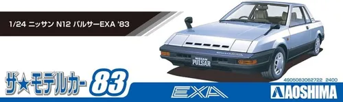 Vista 5 de Aoshima -Modelo de coche #83-1/24 Nissan HN12 Pulsar EXA '83-Model Kit