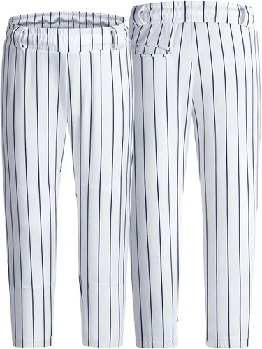 Vista 3 de QBK 2T3T4T5T Pantalones de béisbol para niños pequeños, pantalones de sóftbol para niños, pantalones de pelota para niño y niña