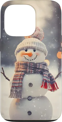 Vista 10 de Cute Christmas Snowman Winter Snow Scene Holiday Season Case for iPhone 17