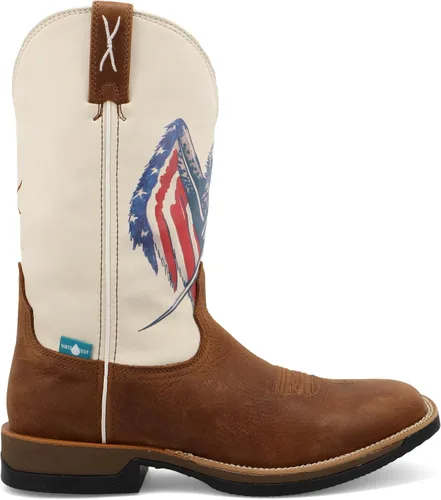 Vista 124 de Twisted X Botas Tech X para hombre de 12 pulgadas, botas occidentales casuales para hombre