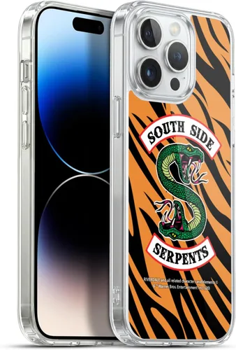 Vista 9 de Head Case Designs Funda de gel suave con licencia oficial de Riverdale con logotipo de mármol blanco y negro compatible con Apple iPhone 13 Pro Max
