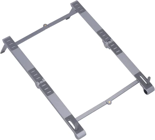 Vista 6 de plplaaoo Foldable Laptop Stand Multi Height Adjustment Ergonomic Laptop Stand for Mobile Phone Tablet (Grey)