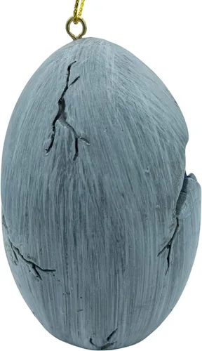 Vista 5 de Figura de adorno de árbol de Navidad con diseño de dragón azul bebé