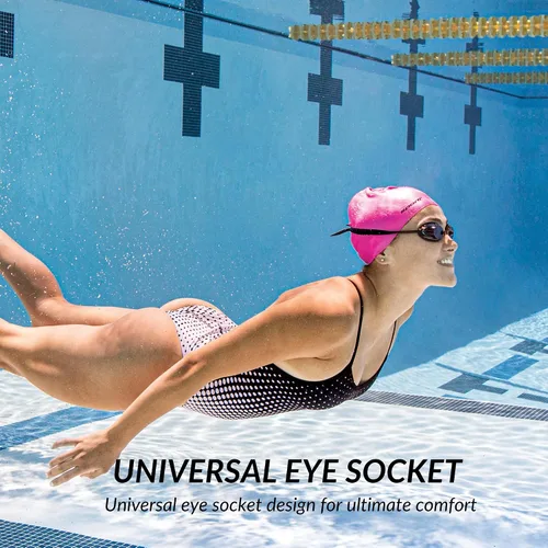 Vista 6 de Sporti Gafas de natación unisex para adultos con óptica positiva, gafas antivaho para hombres y mujeres, resistentes a las roturas, con dobles