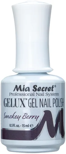 Vista 23 de Mia Secret Gelux Esmalte de Uñas en Gel Removible con Remojo - Negro - Curado con Lámpara de Uñas - Esmalte de Uñas en Gel de Larga Duración