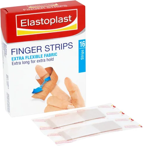 Vista 5 de Elastoplast Yesos extraflexibles para dedos (16 piezas), yesos flexibles y duraderos para dedos, yesos de tela elástica, yesos impermeables