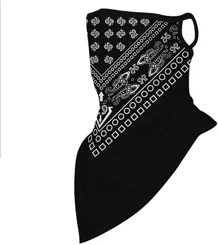 Vista 13 de Bufanda para la cara, pañoleta para orejas, pasamontañas para la cara, pasamontañas para la cara, polainas para el cuello, para hombres y mujeres