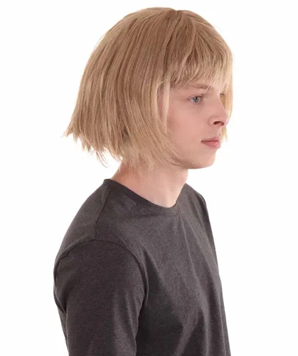 Vista 4 de Peluca para cosplay Dumb and Dumber Harry Dunne Gorra sin tapa transpirable diseñada HM-218