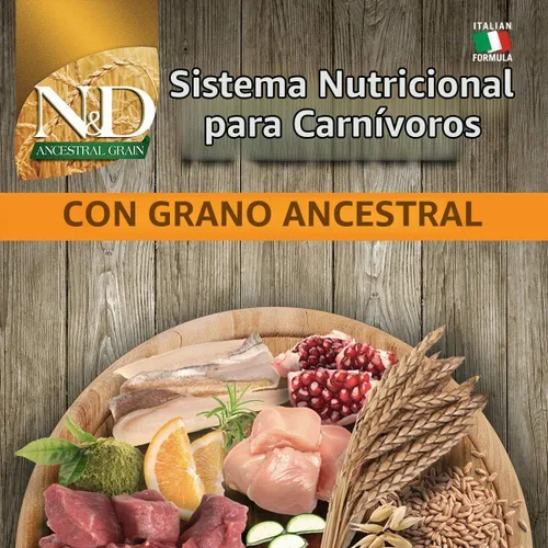 Vista 5 de Farmina, Perro de pollo de bajo grano natural y delicioso, 26.4 libras, mediano