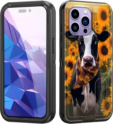 Vista 22 de Funda para iPhone Air con soporte integrado, a prueba de golpes, polvo y caídas, 3 capas, grado militar, funda protectora para iPhone Air de 6.5