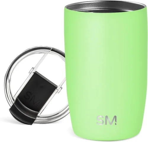 Vista 16 de Simple Modern Taza de café de viaje Tumbler con tapa abatible Reutilizable, aislada, de acero inoxidable, taza de café helado Cold Brew, termo