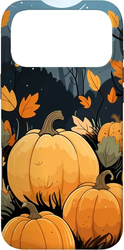 Vista 22 de Pumpkin Fall & Autumn Leaves, Fall Color Theme, Pumpkins Case for iPhone 16