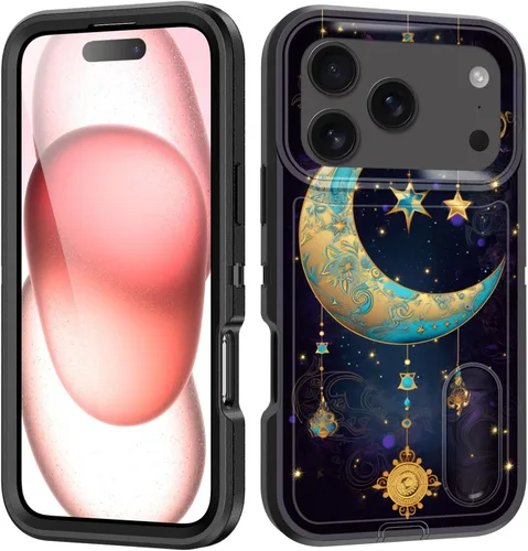 Vista 61 de Funda para iPhone Air con soporte integrado, a prueba de golpes, polvo y caídas, 3 capas, grado militar, funda protectora para iPhone Air de 6.5
