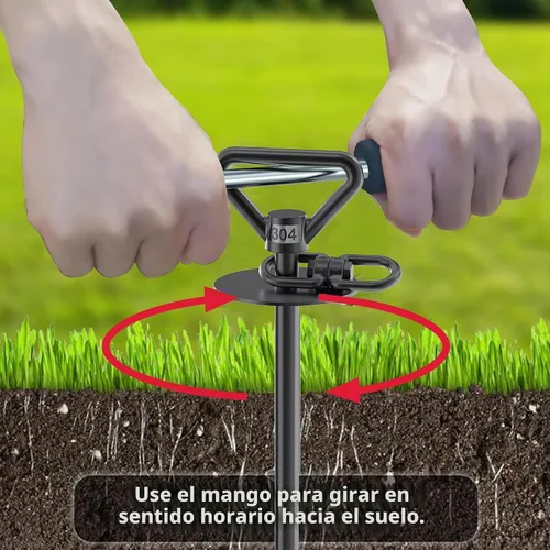 Vista 6 de TOMBABY Cable y estaca para perros, con cable resistente de 20 pies, anclaje giratorio de 360° y antienredos, corredor de perro para patio, estaca